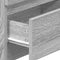 vidaXL Bedside Cabinets 2 pcs with 2 Drawers Grey Sonoma 40x33x60 cm