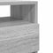 vidaXL Bedside Cabinets 2 pcs with 2 Drawers Grey Sonoma 40x33x60 cm