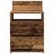 vidaXL Bedside Cabinets 2 pcs with 2 Drawers Old Wood 40x33x60 cm