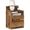 vidaXL Bedside Cabinets 2 pcs with 2 Drawers Old Wood 40x33x60 cm