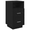 vidaXL Bedside Cabinet with 2 Drawers Black 36x36x68 cm