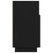 vidaXL Bedside Cabinet with 2 Drawers Black 36x36x68 cm
