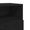 vidaXL Bedside Cabinet with 2 Drawers Black 36x36x68 cm