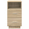 vidaXL Bedside Cabinet with 2 Drawers Sonoma Oak 36x36x68 cm