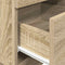 vidaXL Bedside Cabinets 2 pcs with 2 Drawers Sonoma Oak 36x36x68 cm