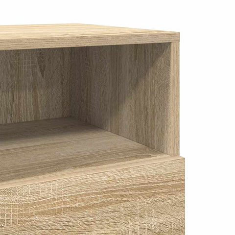 vidaXL Bedside Cabinets 2 pcs with 2 Drawers Sonoma Oak 36x36x68 cm