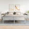 vidaXL Bedside Cabinets 2 pcs with 2 Drawers Concrete Grey 36x36x68 cm