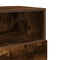 vidaXL Bedside Cabinets 2 pcs with 2 Drawers Smoked Oak 36x36x68 cm