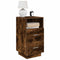 vidaXL Bedside Cabinets 2 pcs with 2 Drawers Smoked Oak 36x36x68 cm