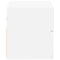 vidaXL Wall-mounted Bedside Cabinet White 45x26x28.5 cm