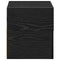 vidaXL Wall-mounted Bedside Cabinet Black 45x26x28.5 cm