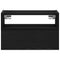 vidaXL Wall-mounted Bedside Cabinets 2 pcs Black 45x26x28.5 cm