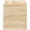 vidaXL Wall-mounted Bedside Cabinet Sonoma Oak 45x26x28.5 cm