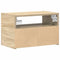 vidaXL Wall-mounted Bedside Cabinet Sonoma Oak 45x26x28.5 cm