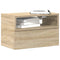 vidaXL Wall-mounted Bedside Cabinet Sonoma Oak 45x26x28.5 cm
