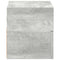 vidaXL Wall-mounted Bedside Cabinet Concrete Grey 45x26x28.5 cm