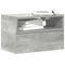 vidaXL Wall-mounted Bedside Cabinet Concrete Grey 45x26x28.5 cm