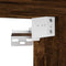 vidaXL Wall-mounted Bedside Cabinet Smoked Oak 45x26x28.5 cm