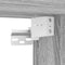 vidaXL Wall-mounted Bedside Cabinet Grey Sonoma 45x26x28.5 cm