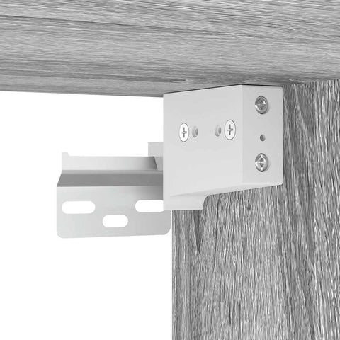 vidaXL Wall-mounted Bedside Cabinets 2 pcs Grey Sonoma 45x26x28.5 cm
