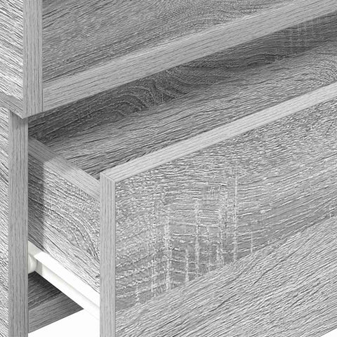 vidaXL Wall-mounted Bedside Cabinets 2 pcs Grey Sonoma 45x26x28.5 cm