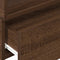 vidaXL Wall-mounted Bedside Cabinet Brown Oak 45x26x28.5 cm