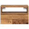 vidaXL Wall-mounted Bedside Cabinets 2 pcs Old Wood 45x26x28.5 cm