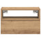 vidaXL Wall-mounted Bedside Cabinets 2 pcs Artisan Oak 45x26x28.5 cm