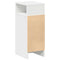 vidaXL Bedside Cabinet with Drawer White 25x31x66 cm