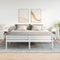 vidaXL Bedside Cabinets 2 pcs with Drawer White 25x31x66 cm