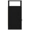 vidaXL Bedside Cabinet with Drawer Black 25x31x66 cm