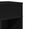 vidaXL Bedside Cabinet with Drawer Black 25x31x66 cm