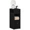 vidaXL Bedside Cabinet with Drawer Black 25x31x66 cm
