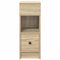 vidaXL Bedside Cabinet with Drawer Sonoma Oak 25x31x66 cm