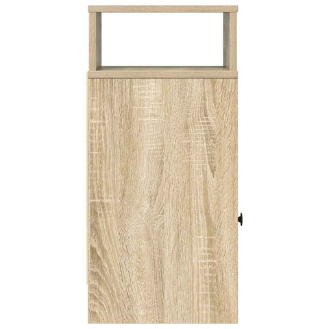 vidaXL Bedside Cabinet with Drawer Sonoma Oak 25x31x66 cm