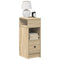 vidaXL Bedside Cabinet with Drawer Sonoma Oak 25x31x66 cm