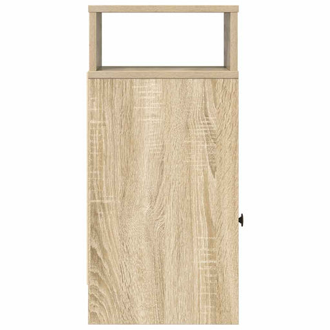 vidaXL Bedside Cabinets 2 pcs with Drawer Sonoma Oak 25x31x66 cm