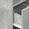 vidaXL Bedside Cabinet with Drawer Concrete Grey 25x31x66 cm