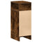 vidaXL Bedside Cabinets 2 pcs with Drawer Smoked Oak 25x31x66 cm