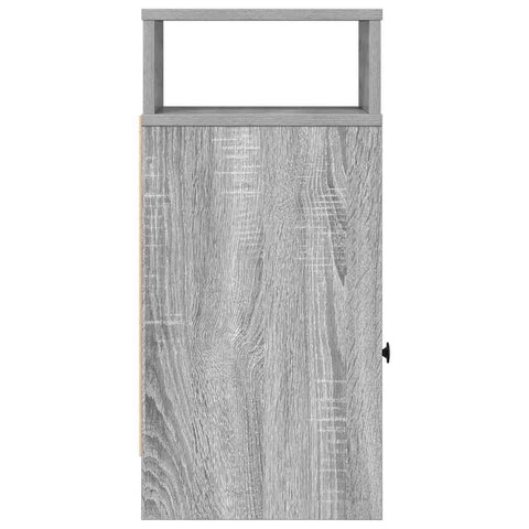 vidaXL Bedside Cabinet with Drawer Grey Sonoma 25x31x66 cm
