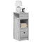 vidaXL Bedside Cabinet with Drawer Grey Sonoma 25x31x66 cm