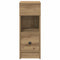 vidaXL Bedside Cabinet with Drawer Artisan Oak 25x31x66 cm