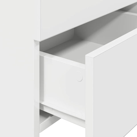 vidaXL Bedside Cabinets 2 pcs with 2 Drawers White 40x36.5x62 cm