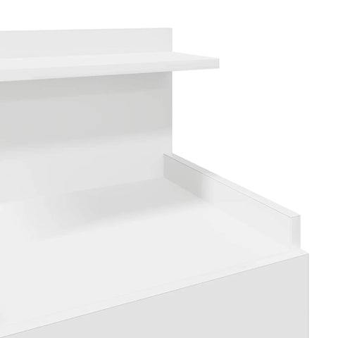 vidaXL Bedside Cabinets 2 pcs with 2 Drawers White 40x36.5x62 cm