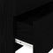 vidaXL Bedside Cabinets 2 pcs with 2 Drawers Black 40x36.5x62 cm