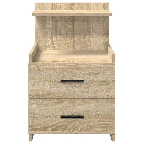 vidaXL Bedside Cabinets 2 pcs with 2 Drawers Sonoma Oak 40x36.5x62 cm