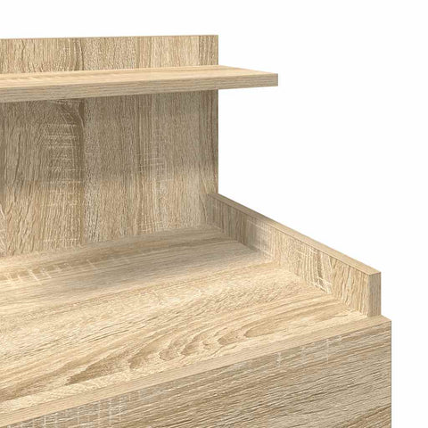 vidaXL Bedside Cabinets 2 pcs with 2 Drawers Sonoma Oak 40x36.5x62 cm