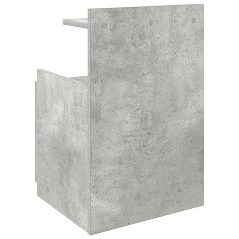 vidaXL Bedside Cabinet with 2 Drawers Concrete Grey 40x36.5x62 cm