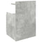 vidaXL Bedside Cabinet with 2 Drawers Concrete Grey 40x36.5x62 cm