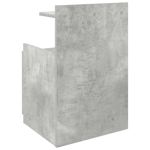 vidaXL Bedside Cabinets 2 pcs with 2 Drawers Concrete Grey 40x36.5x62 cm